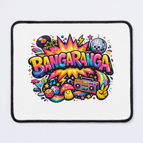 Item preview, Bangaranga Party Anthem Colour Splash Music Festival Vibes Dance Pop Art designed and sold by PetsSounds.