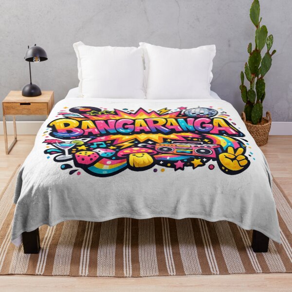 Item preview, Bangaranga Party Anthem Colour Splash Music Festival Vibes Dance Pop Art designed and sold by PetsSounds.