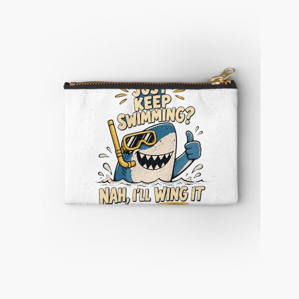Item preview, Just Keep Swimming Nah I'll Wing It designed and sold by Soffar-So-good.