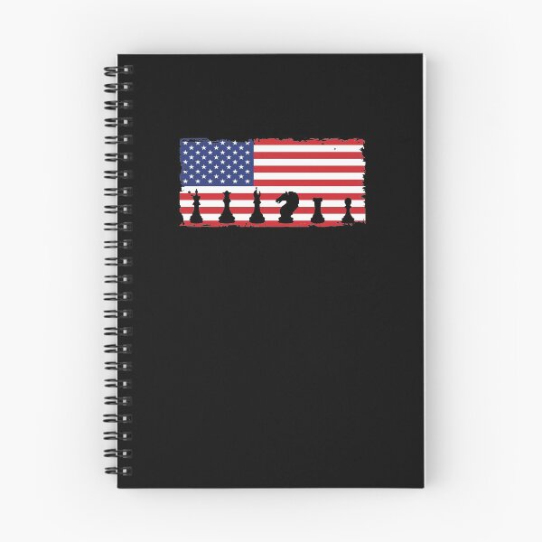 Item preview, American Chess Flag V4 designed and sold by TeeTimeGuys.