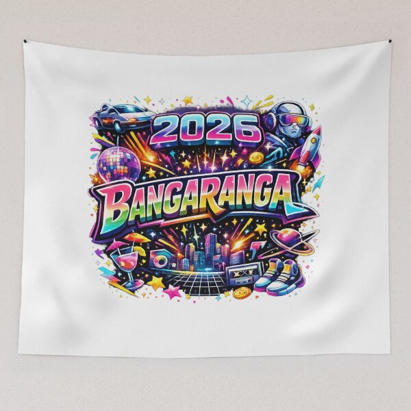 Item preview, Bangaranga Party Anthem Colour Splash Music Festival Vibes Dance Pop Art designed and sold by PetsSounds.