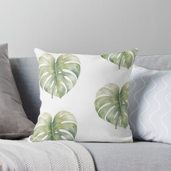 Item preview, Soft Watercolor Monstera Leaf Sticker | Tropical Botanical Plant Design | Minimalist Green Aesthetic designed and sold by AnyseDesign.