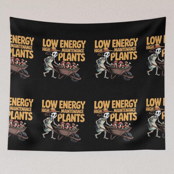 Item preview, Low Energy High Maintenance Plants Skeleton Gardener designed and sold by Raw Tigers.