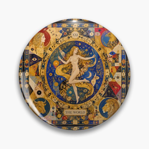 Item preview, Tarot card 'The World'. designed and sold by Natalia-Vlad.