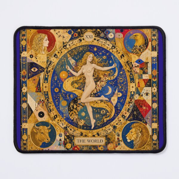 Item preview, Tarot card 'The World'. designed and sold by Natalia-Vlad.