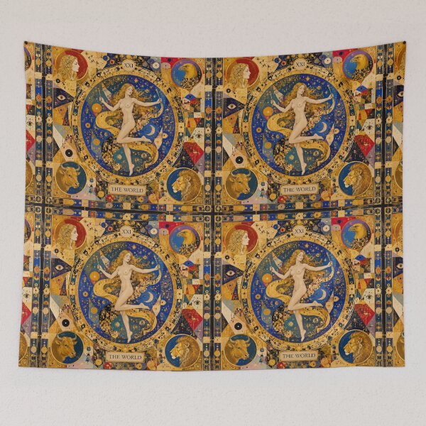 Item preview, Tarot card 'The World'. designed and sold by Natalia-Vlad.
