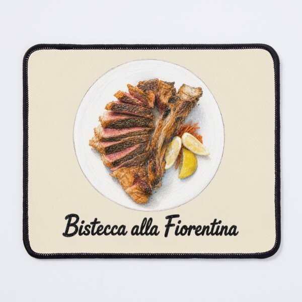 Item preview, Bistecca alla Fiorentina – Tuscan Cuisine Illustration designed and sold by JOANNASKAH.