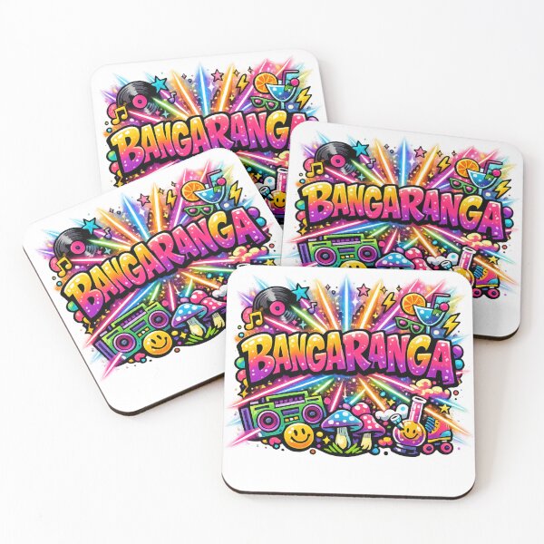 Item preview, Bangaranga Party Anthem Colour Splash Music Festival Vibes Dance Pop Art designed and sold by PetsSounds.