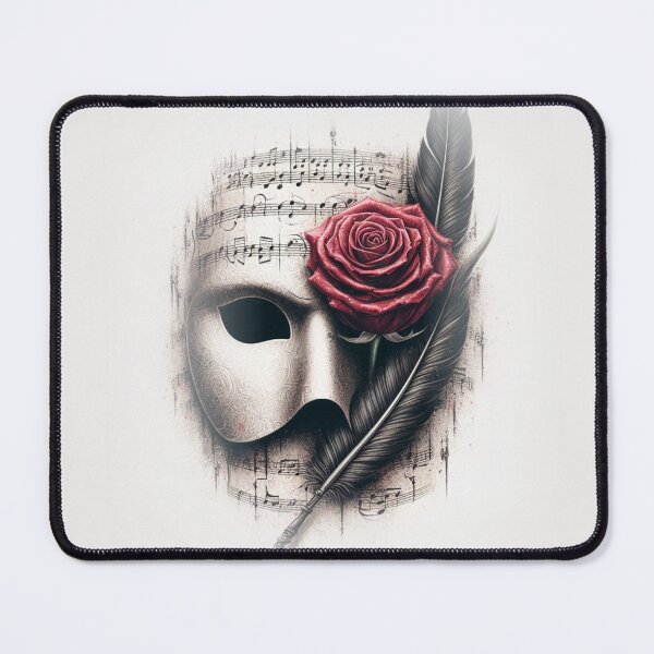 Item preview, Phantom of The Opera Musical Rose designed and sold by NerdiPop.