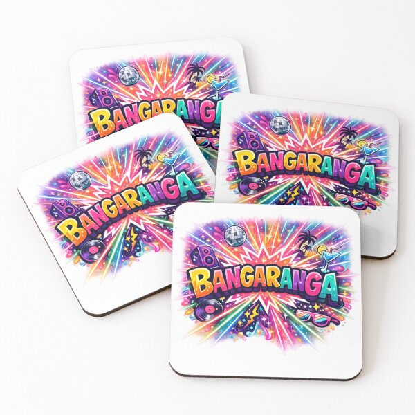 Item preview, Bangaranga Party Anthem Colour Splash Music Festival Vibes Dance Pop Art designed and sold by PetsSounds.