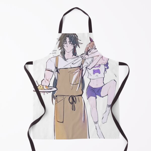 Item preview, Blade and Silverwolf Cooking Honkai Star Rail designed and sold by KomiArts.