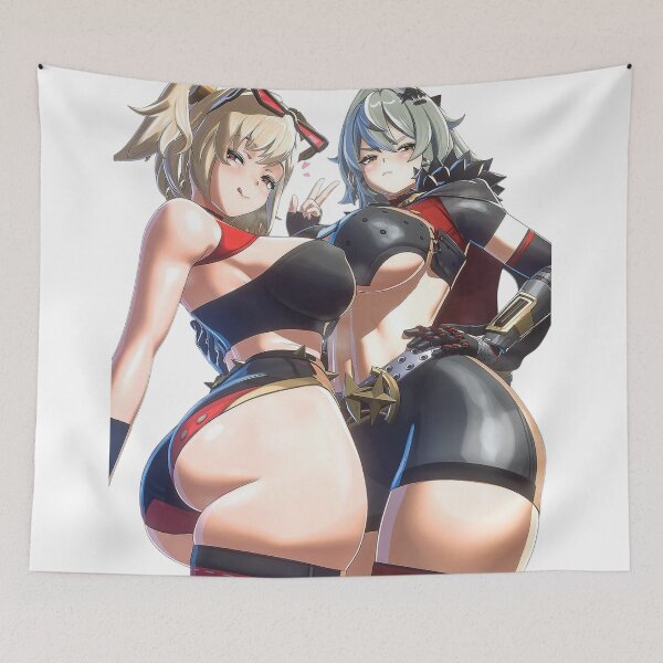 Item preview, Burnice and Caesar Booty Shorts Zenless Zone Zero designed and sold by KomiArts.