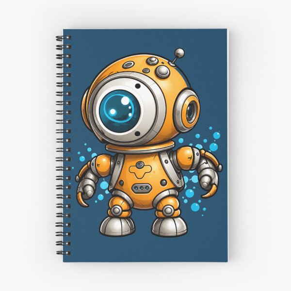 Item preview, Cute Chibi Robot Buddy | Adorable Futuristic Cartoon Droid designed and sold by centaurydesigns.