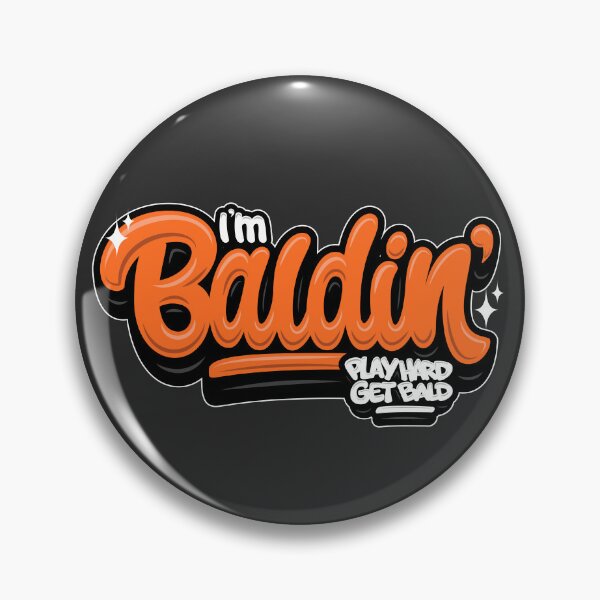 Item preview, Play Hard, Get Bald designed and sold by Koponee.