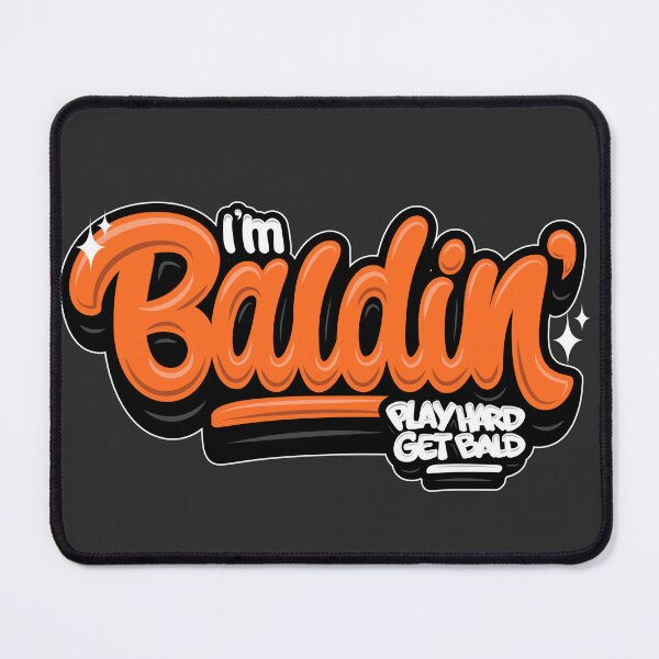 Item preview, Play Hard, Get Bald designed and sold by Koponee.