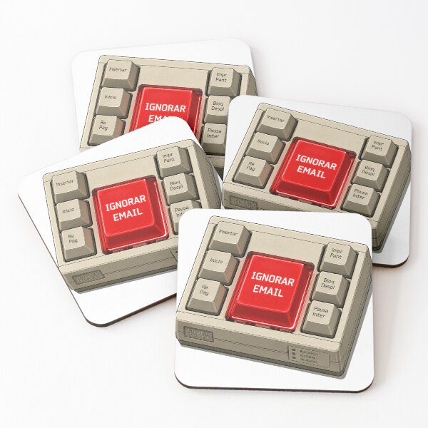 Item preview, Ignore Email Giant Red Key Retro Mechanical Keyboard designed and sold by Retro Mood Co.