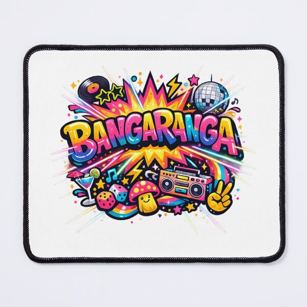 Item preview, Bangaranga Party Anthem Colour Splash Music Festival Vibes Dance Pop Art designed and sold by PetsSounds.