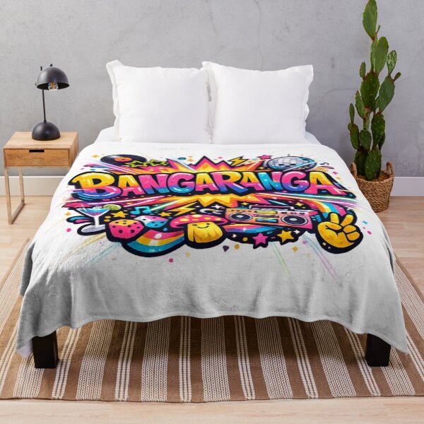 Item preview, Bangaranga Party Anthem Colour Splash Music Festival Vibes Dance Pop Art designed and sold by PetsSounds.