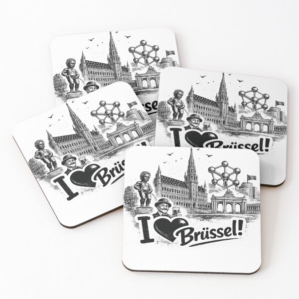 Item preview, I love the Brussels skyline designed and sold by Stickimaison.