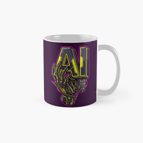 Item preview, AI Cyber Skull Typography – Futuristic Mecha Letter Design designed and sold by canvahub.