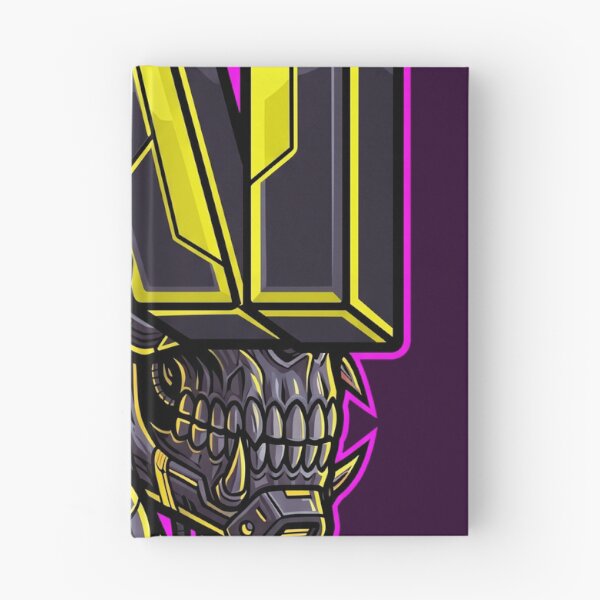 Item preview, AI Cyber Skull Typography – Futuristic Mecha Letter Design designed and sold by canvahub.
