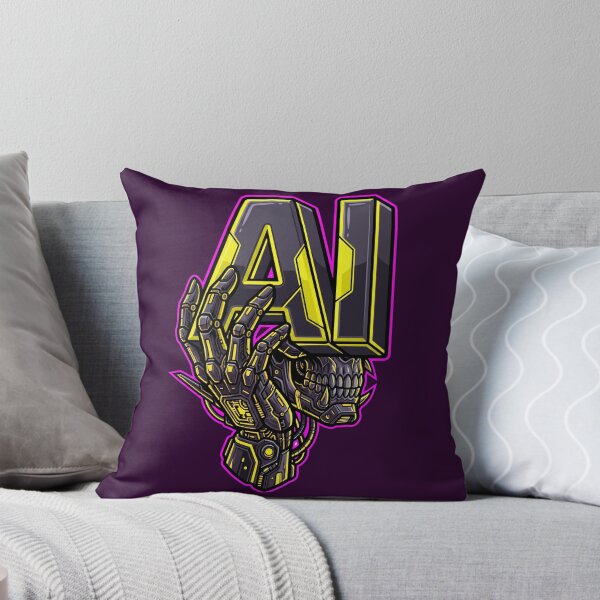 Item preview, AI Cyber Skull Typography – Futuristic Mecha Letter Design designed and sold by canvahub.
