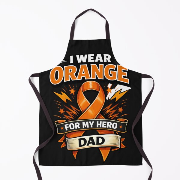 Item preview, I Wear Orange For My Hero Dad Awareness Ribbon designed and sold by Tsugraf Designs.