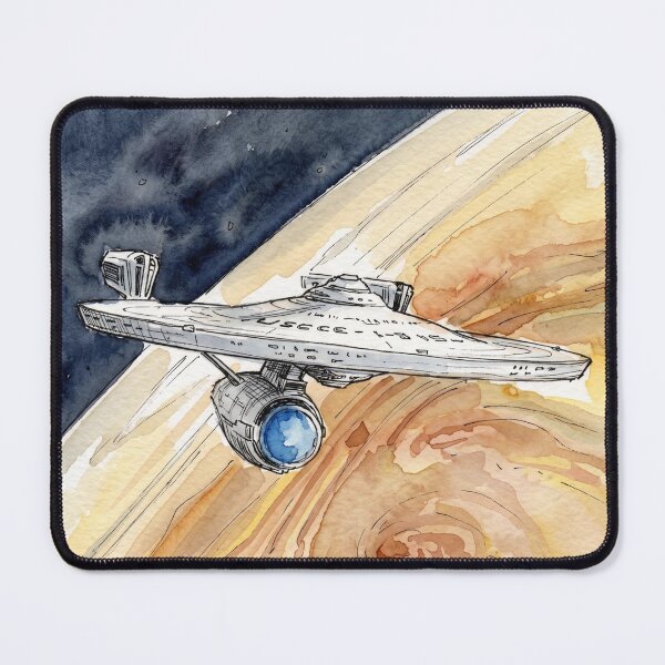 Item preview, starship enterprise painting,  designed and sold by sid1802.