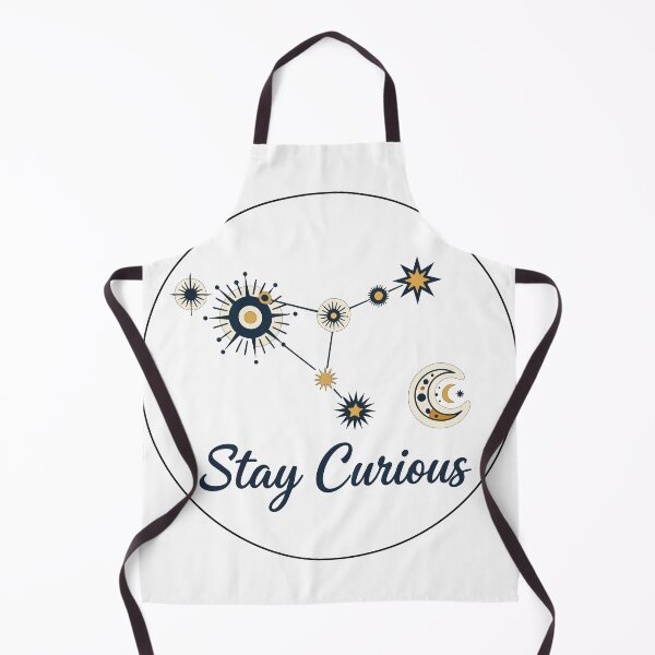 Item preview, Stay Curious Celestial Constellation Art - Retro Astrology & Mystic Moon Badge designed and sold by BestChoiceService.