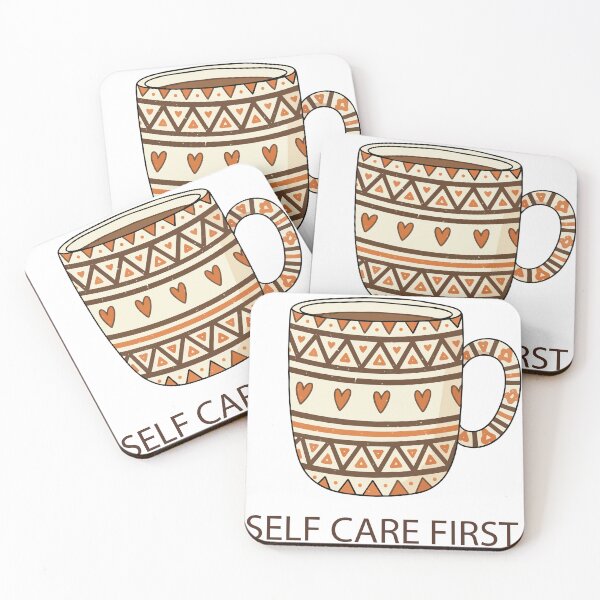 Item preview, Self Care First Aesthetic Coffee Mug Art - Boho Terracotta Self Love Quote designed and sold by BestChoiceService.