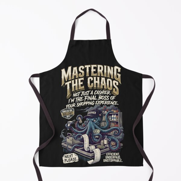 Item preview, Mastering The Chaos Cashier Octopus Design designed and sold by VoidAnimeStudio.