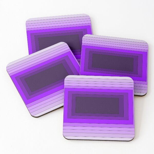 Item preview, Modern Purple Geometric Tunnel Abstract Pattern designed and sold by Isabeles Crafts.