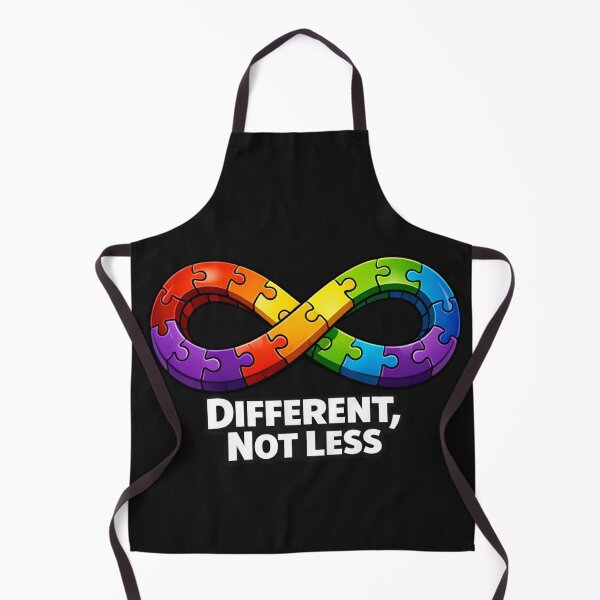 Item preview, Autism Awareness Infinity Puzzle Different Not Less designed and sold by Tsugraf Designs.