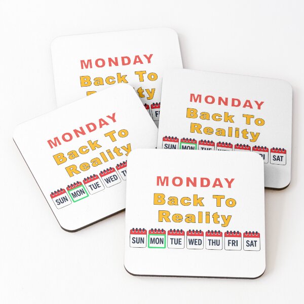 Item preview, Monday. Back To Reality designed and sold by BSCI Designs.