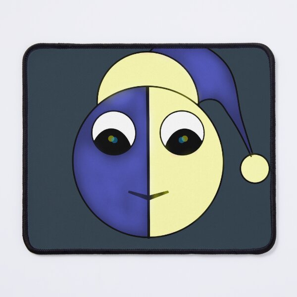 Item preview, Blue and Yellow Cute Jester Sports Fan Art designed and sold by SahmatArt.