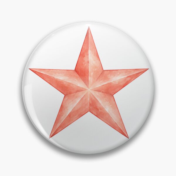 Item preview, Coral Watercolor Star designed and sold by Blink Art Studio.