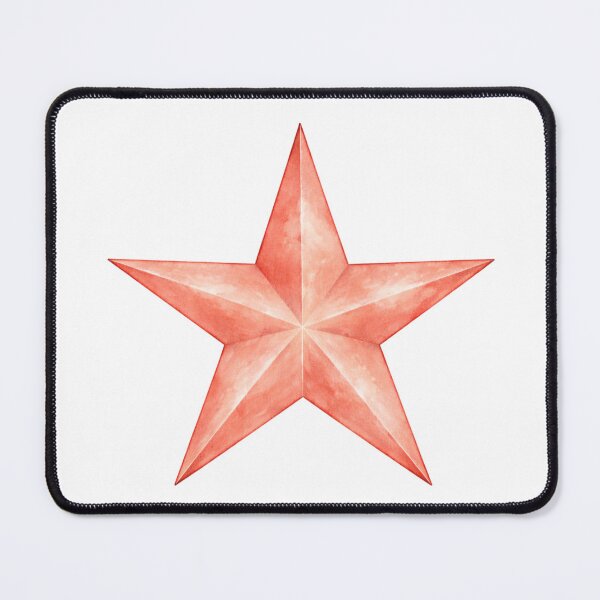 Item preview, Coral Watercolor Star designed and sold by Blink Art Studio.