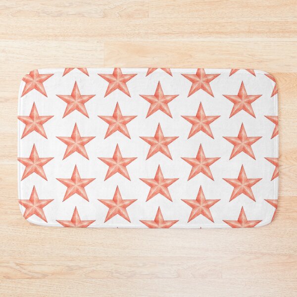 Item preview, Coral Watercolor Star designed and sold by Blink Art Studio.