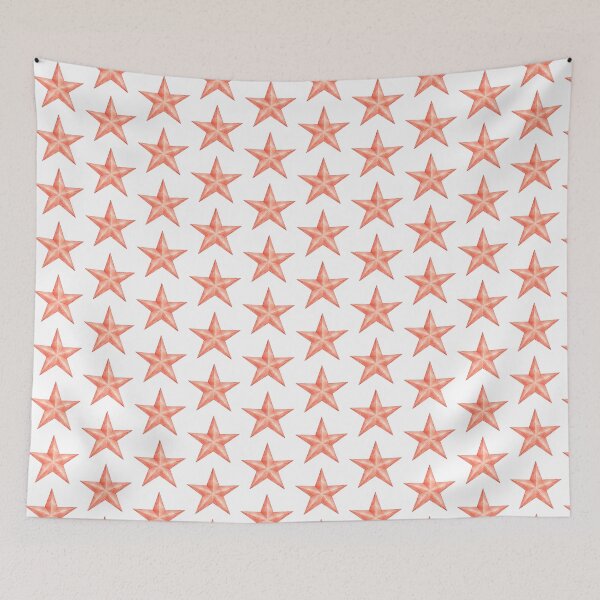 Item preview, Coral Watercolor Star designed and sold by Blink Art Studio.