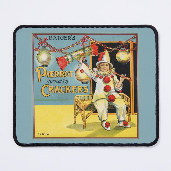 Item preview, Antique Festive Pierrot Crackers Label designed and sold by prettycritters.