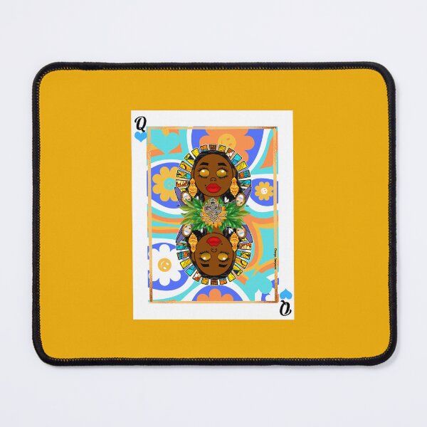 Item preview, Oshun Retro Veve Floral Trippy Playing Card designed and sold by artbyomega.