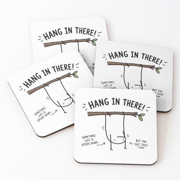 Item preview, Hang In There Upside Down Motivation designed and sold by Soffar-So-good.
