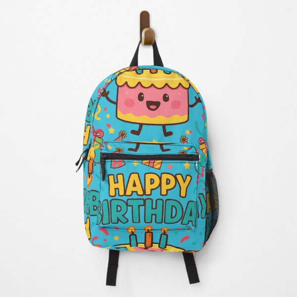 Item preview, Cute Kawaii Happy Birthday Cake Character designed and sold by Innova_Creations.