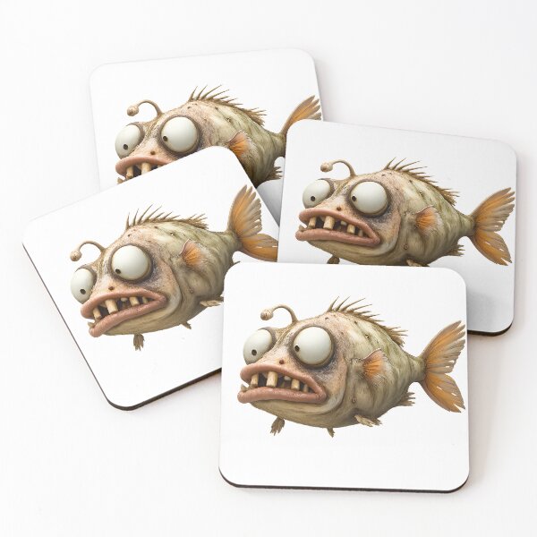 Item preview, Funny Ugly Deep Sea Fish designed and sold by Fishing iq.