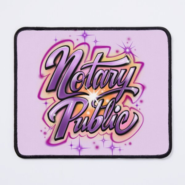 Item preview, Airbrush Purple Notary Public Design designed and sold by NotaryLife.