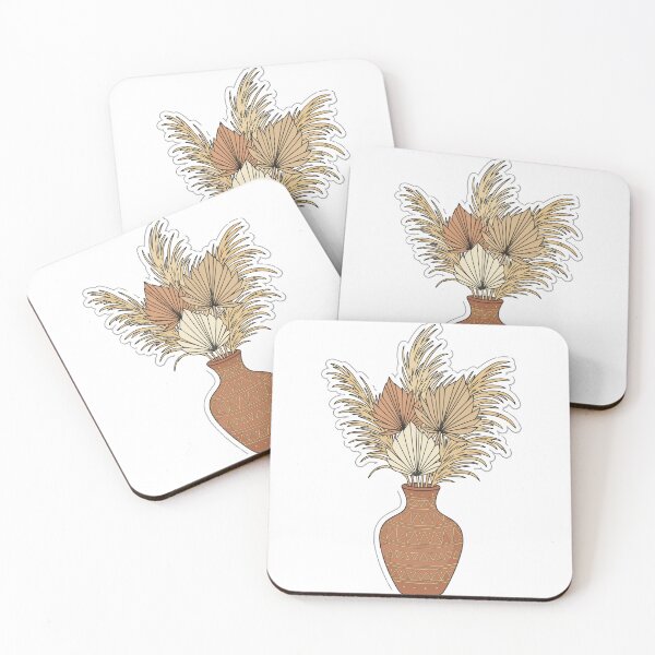 Item preview, Boho Pampas Grass in Terracotta Vase Art - Neutral Desert Botanical Print designed and sold by BestChoiceService.