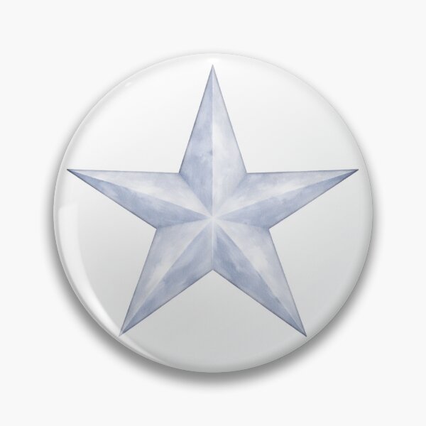 Item preview, Ice Blue Watercolor Star designed and sold by Blink Art Studio.