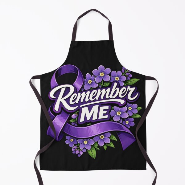 Item preview, Purple Ribbon Forget Me Not Flower Support Design designed and sold by Tsugraf Designs.