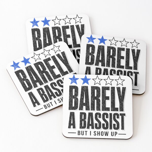 Item preview, Barely A Bassist But I Show Up Funny Musician Essential T-Shirt designed and sold by Maravillio.