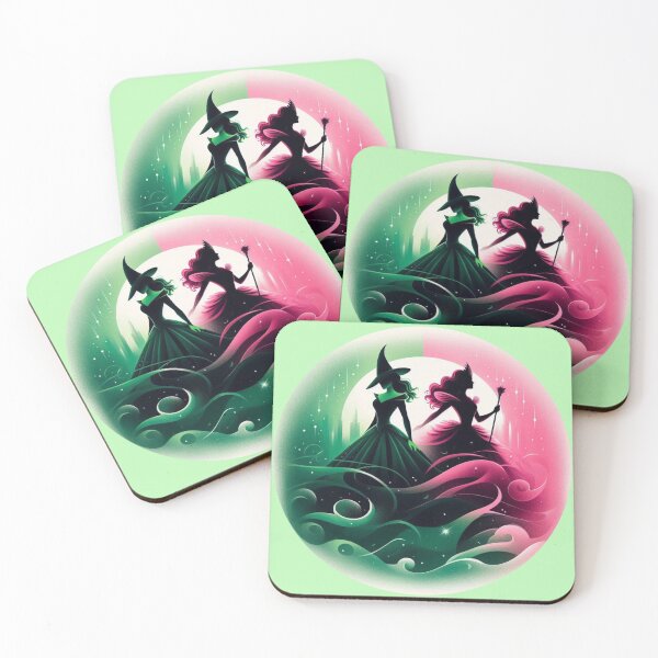 Item preview, Elphaba & Glinda Wicked the Musical Defying Gravity designed and sold by NerdiPop.